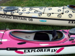 Explorer kayaks made by Nigel Dennis (Seakayaking UK)